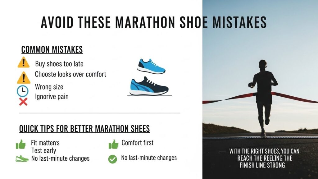 Common Mistakes When Buying Marathon Shoes